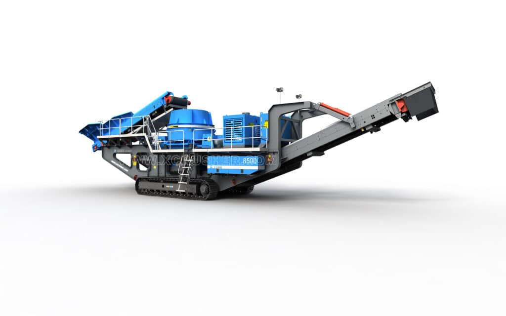 XCRUSHER's XC8500 mobile sand maker crusher