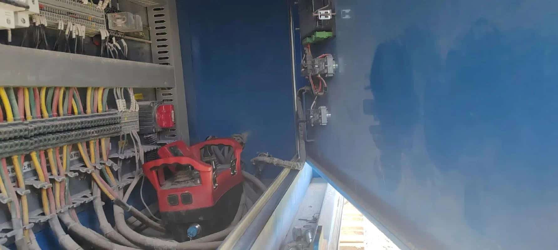 Inside the control box of an XCRUSHER mobile crusher